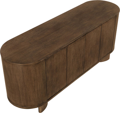 Caldra - Oak Veneer And Solid Wood Sideboard / Buffet