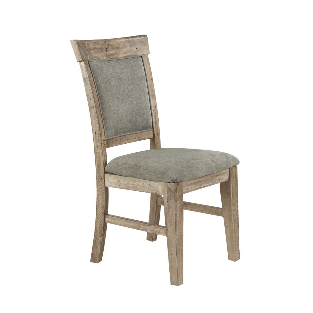Oliver - Dining Side Chair (Set of 2) - Natural / Gray