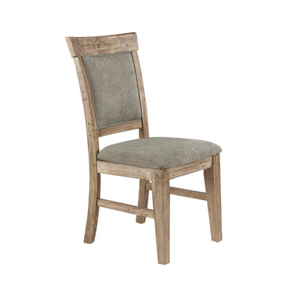 Oliver - Dining Side Chair (Set of 2) - Natural / Gray