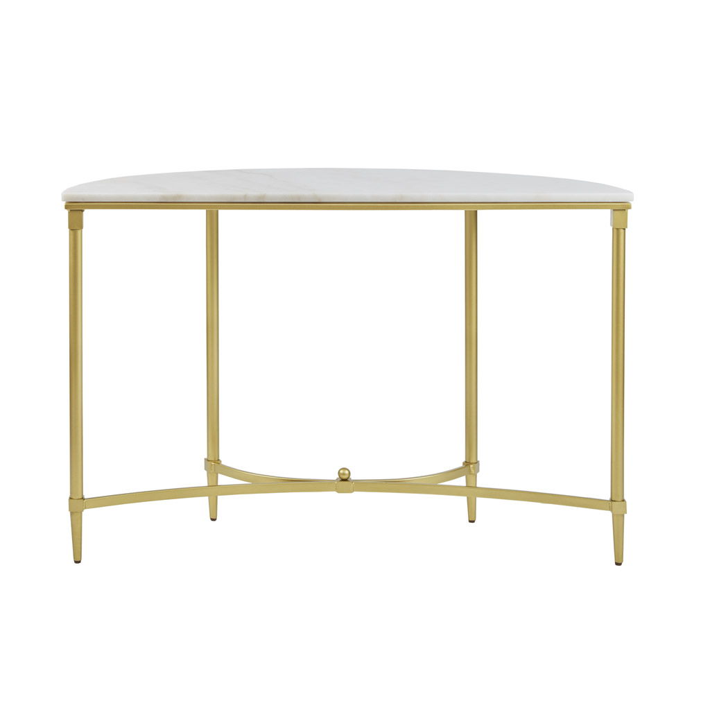 Bordeaux - Console Table - White / Gold