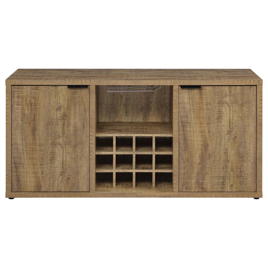 Jamestown - 2-Door Dining Sideboard Buffet With Wine Storage - Mango