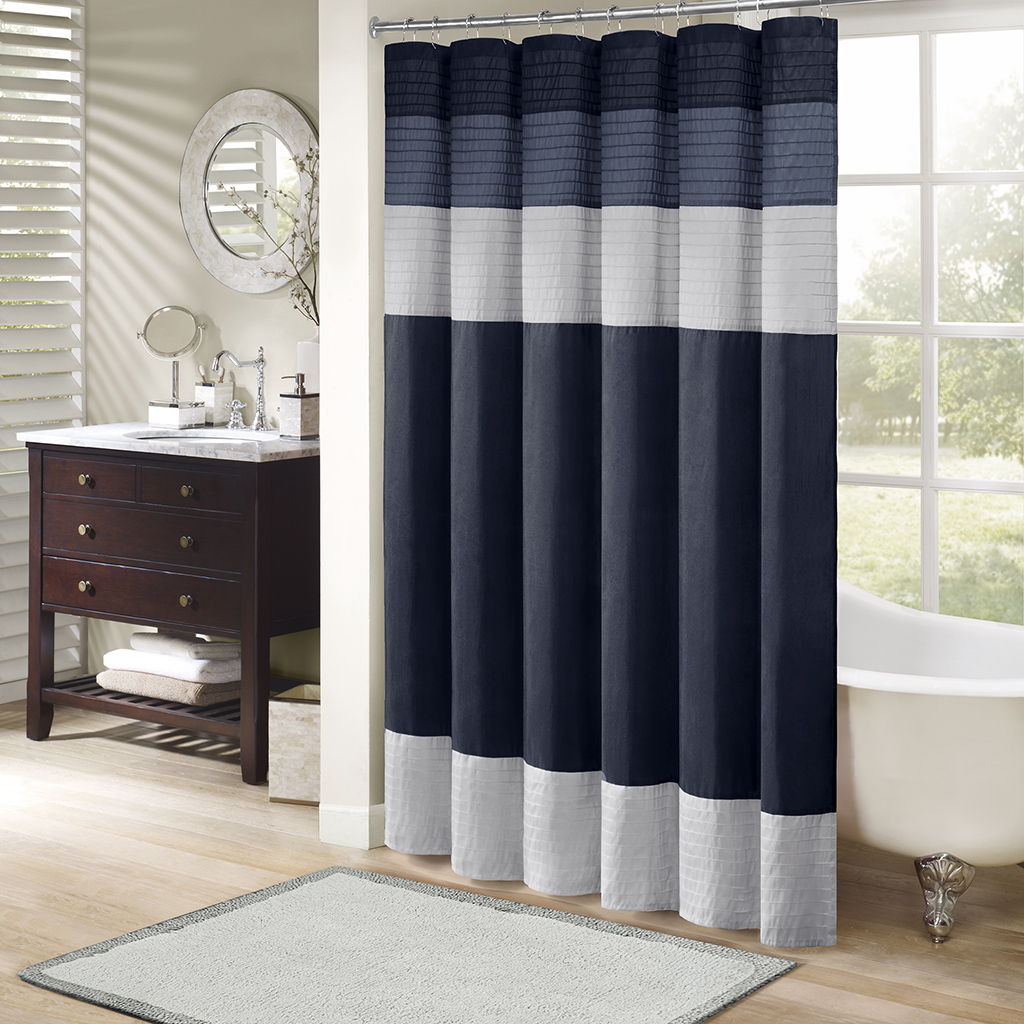 Amherst - Shower Curtain - Navy