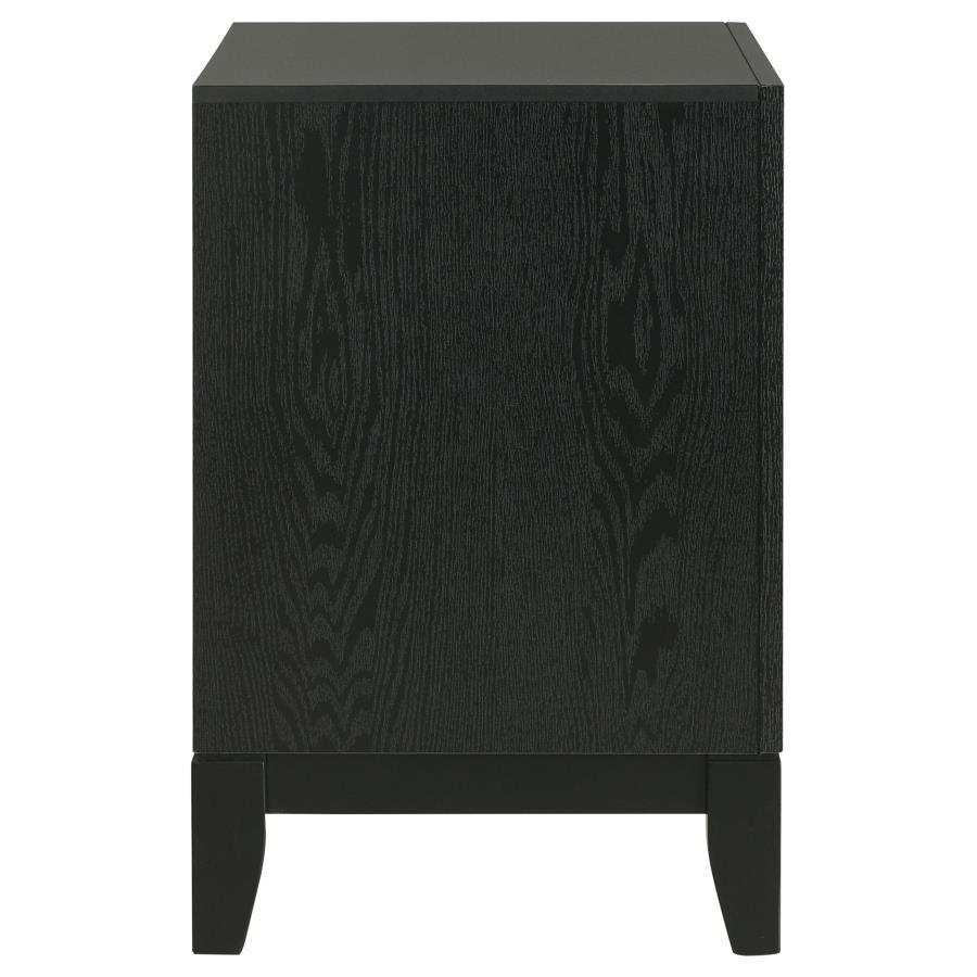 Valencia - 2-Drawer Nightstand - Black