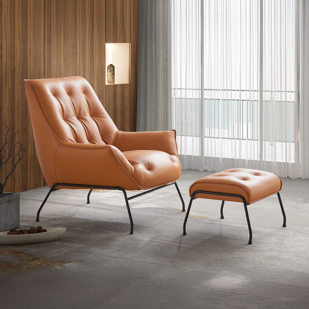 Zusa - Accent Chair & Ottoman