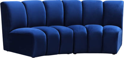 Infinity - 2 Piece Velvet Modular Sectional