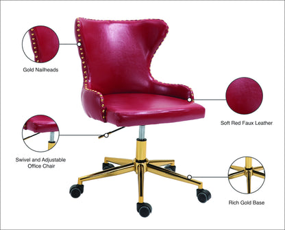 Hendrix - Office Chair with Gold Legs