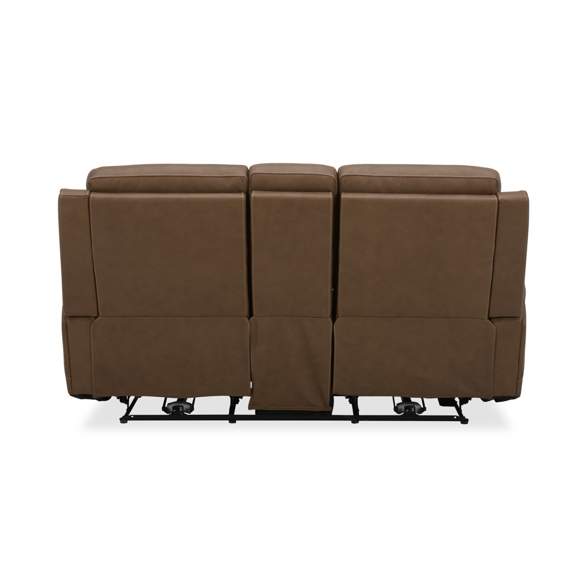 Haywood - Power Console Loveseat - Butternut