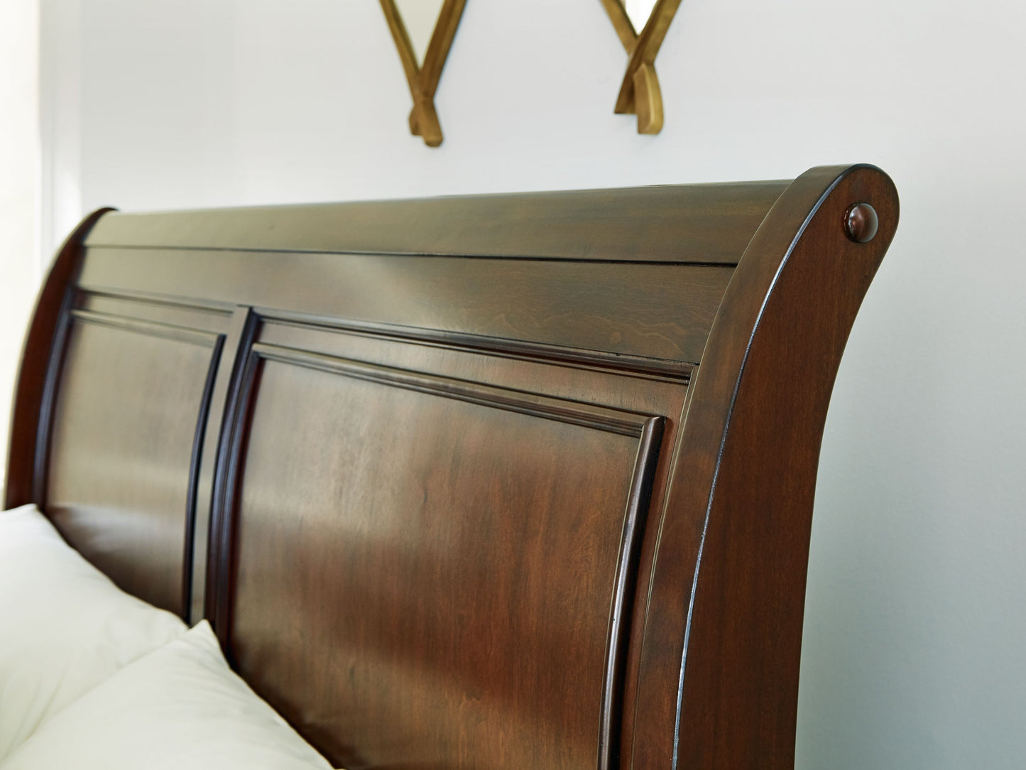 Trellington - Brown - Queen Sleigh Storage Bed