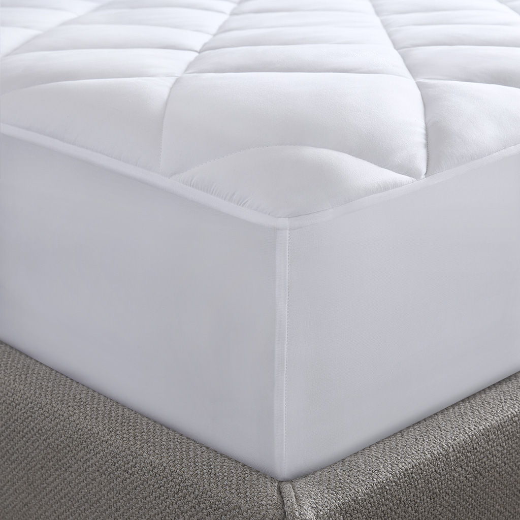 Microfiber Luxury - King Luxury Mattress Pad - White