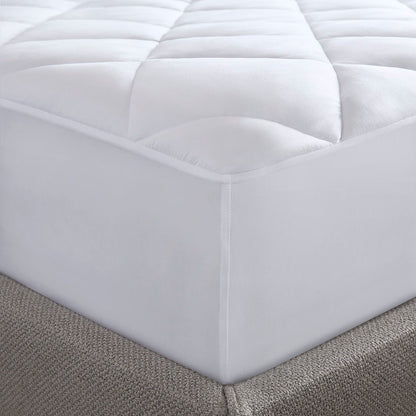 Microfiber Luxury - King Luxury Mattress Pad - White