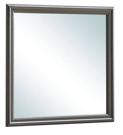 Lorana - G6502-M Mirror - Metalic Black