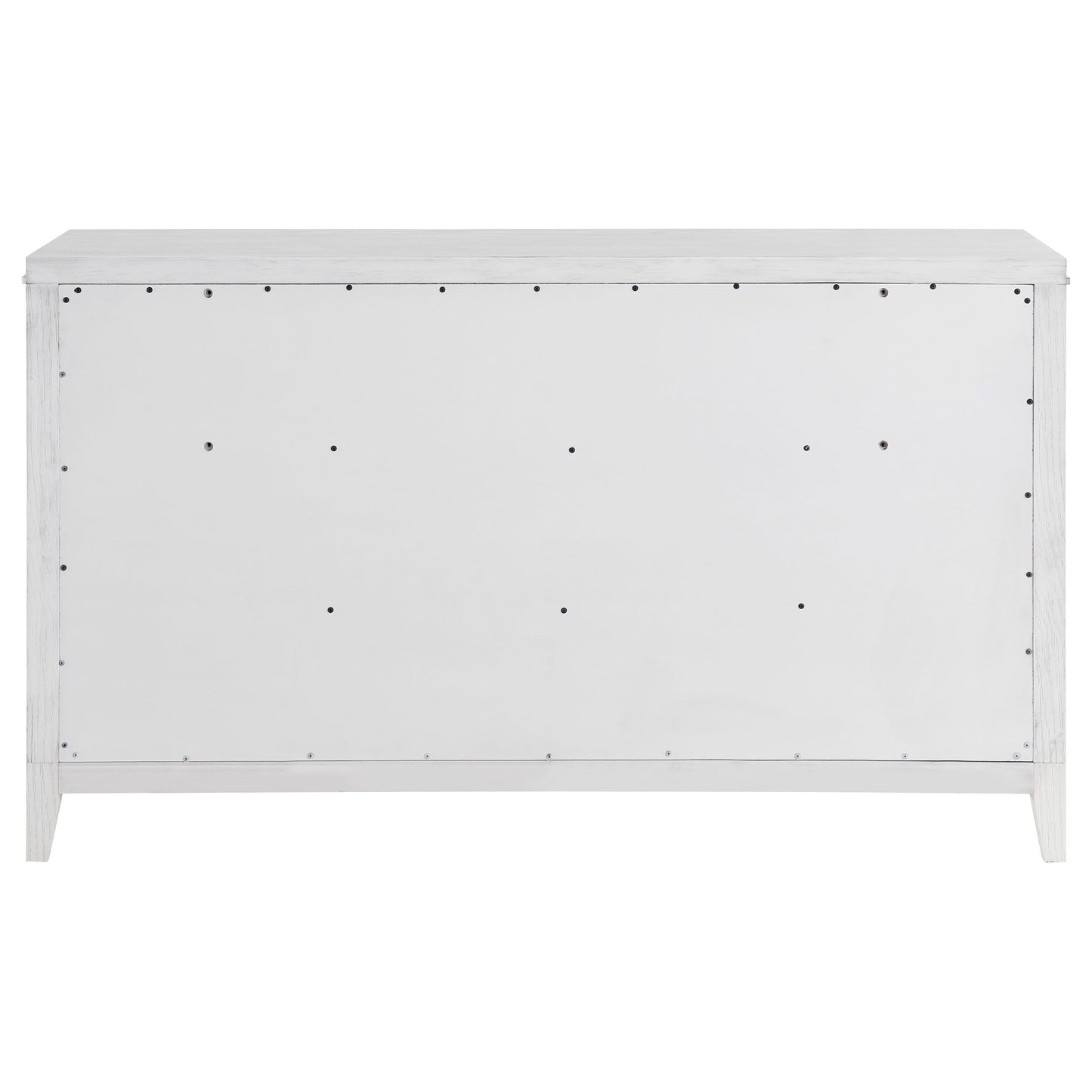 Marielle - 6-Drawer Bedroom Dresser - Distressed White