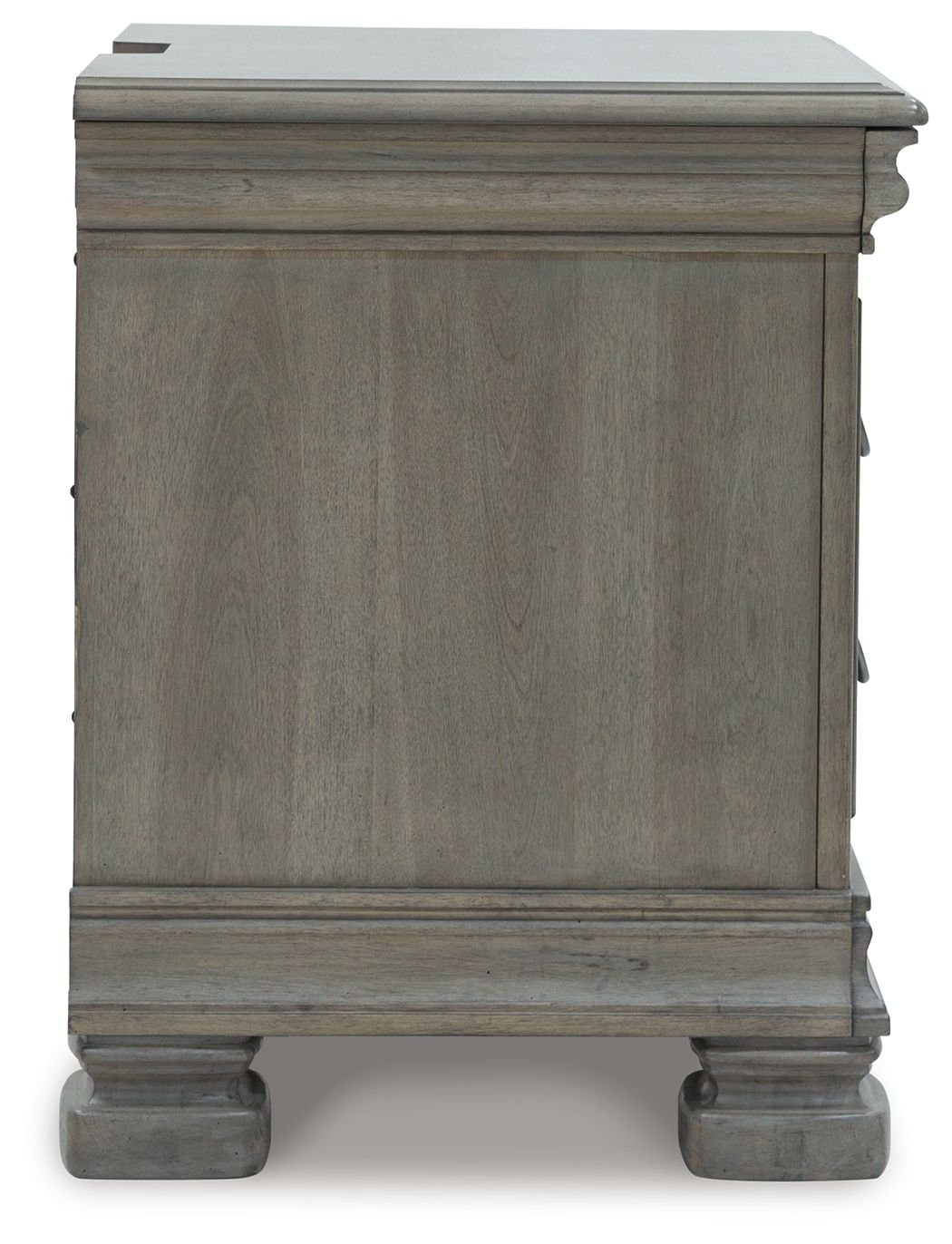 Lexorne - Gray - Three Drawer Night Stand