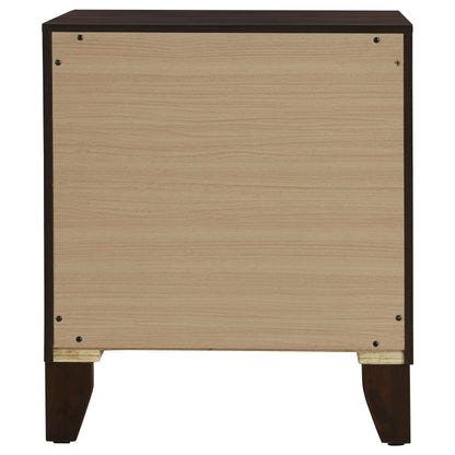 Welsley - 2-Drawer Nightstand Bedside Table - Walnut