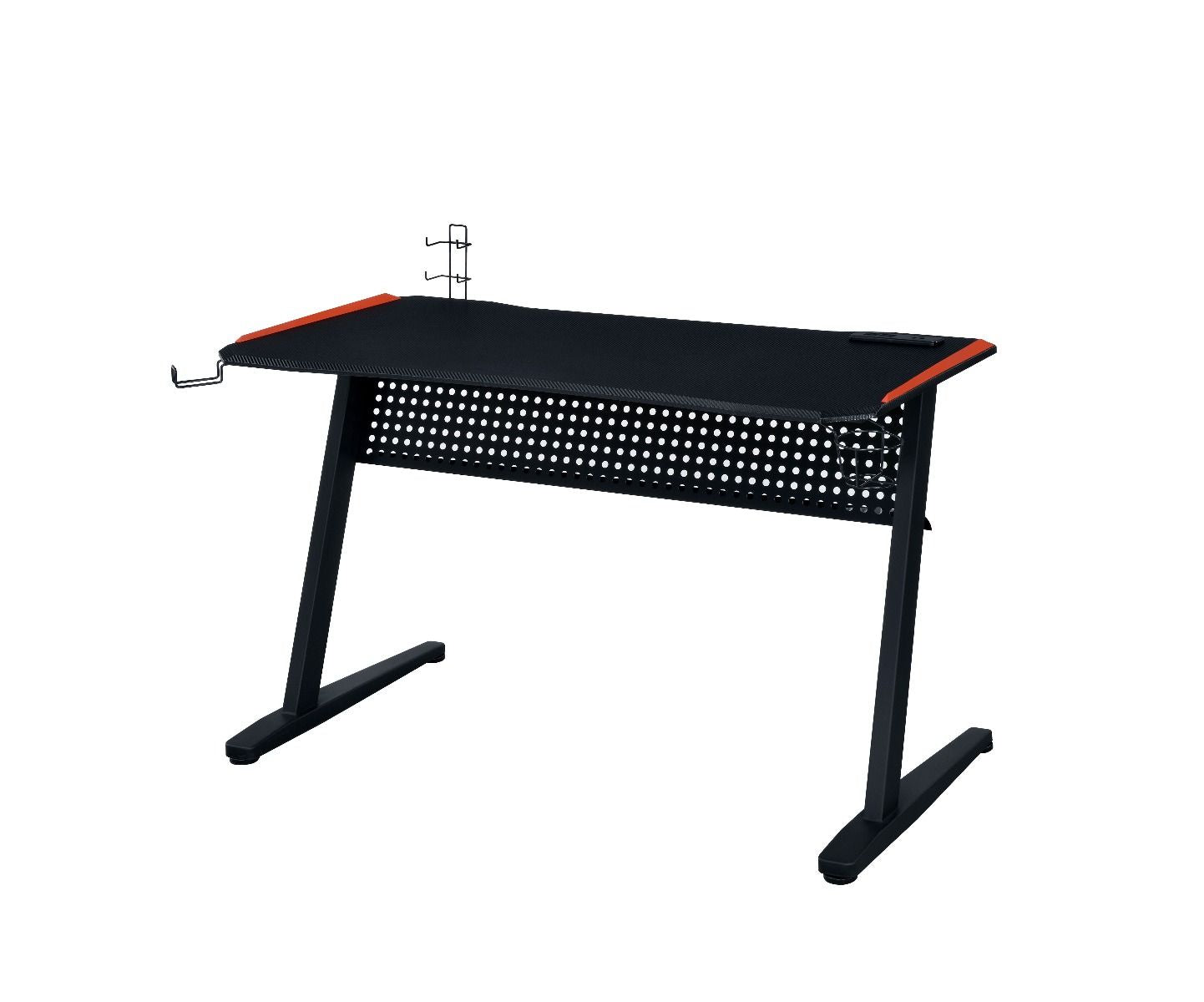 Dragi - Gaming Desk With USB - Black & Red