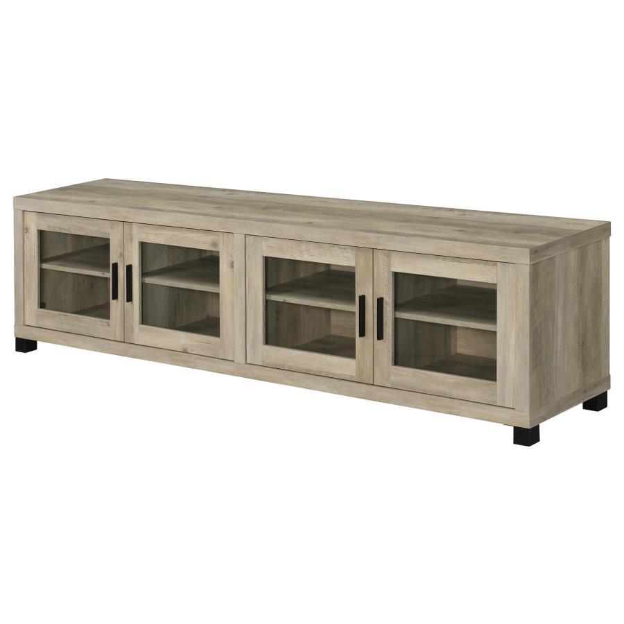 Sachin - 4-Door Engineered Wood TV Stand