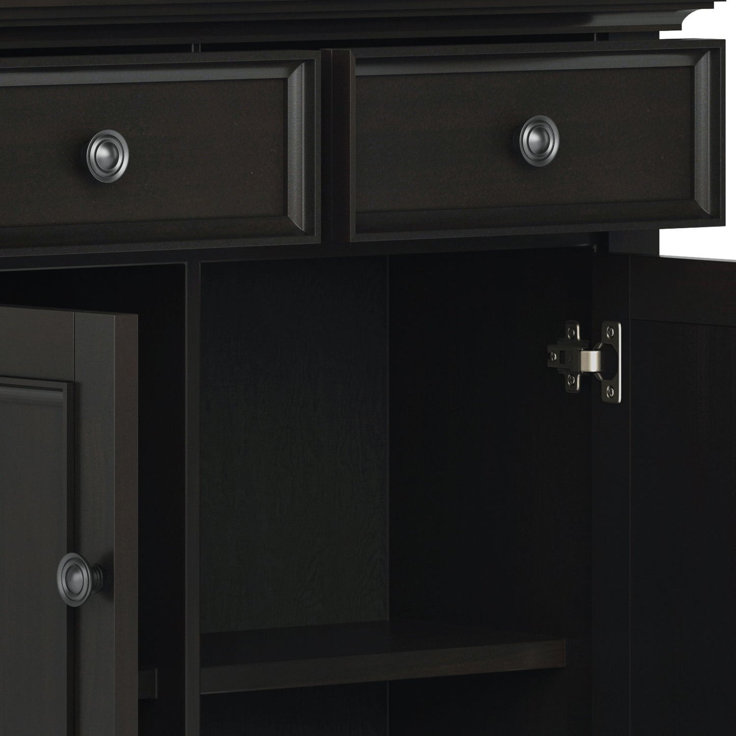 Amherst - Entryway Storage Cabinet - Hickory Brown