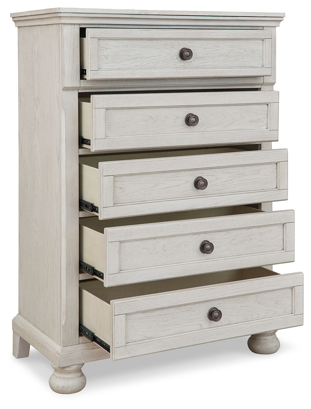 Robbinsdale - Antique White - Five Drawer Chest - Youth