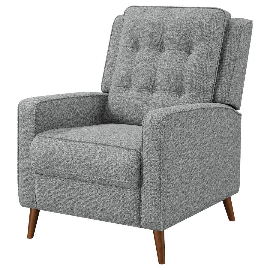 Davidson - Upholstered Tufted Push Back Recliner