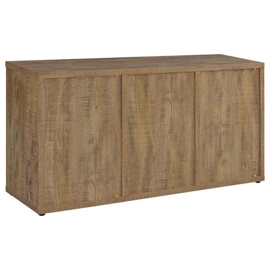 Jamestown - 2-Door Dining Sideboard Buffet With Wine Storage - Mango