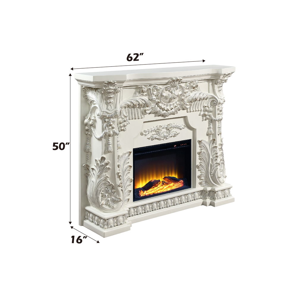 Adara - Fireplace - Antique White