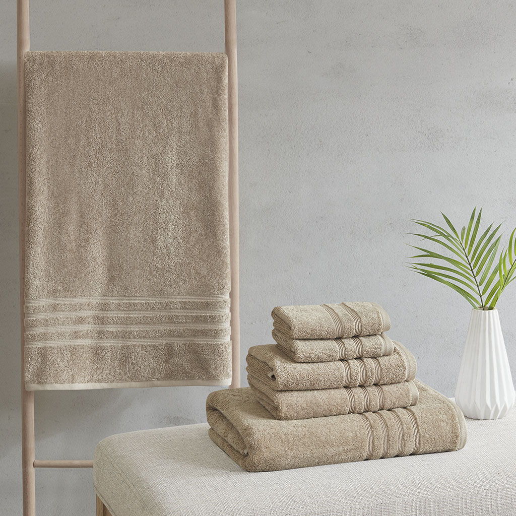 Nurture - Sustainable Antimicrobial 6 Piece Towel Set - Natural