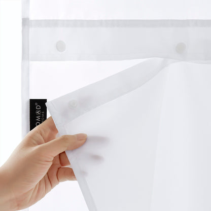 Plain Weave - Essential Shower Curtain Solid - White