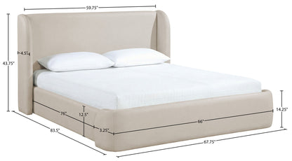 Warby - Vegan Leather Upholstered Bed