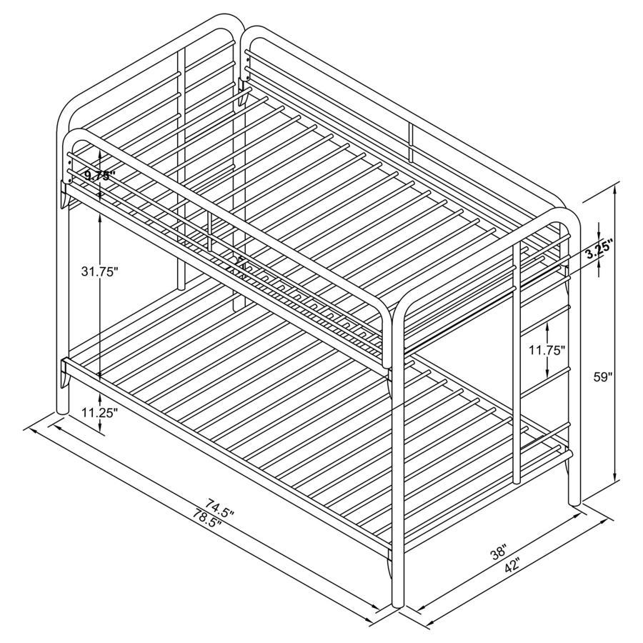 Morgan - Metal Bunk Bed