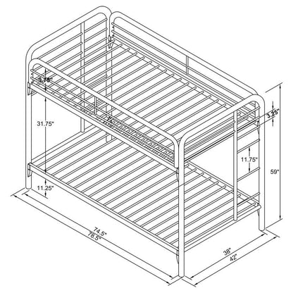 Morgan - Metal Bunk Bed