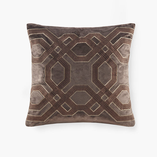 Biron - Square Decor Pillow - Brown