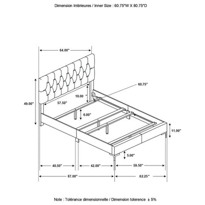 Kendall - Panel Upholstered Bed