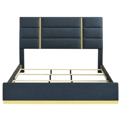 Ines - Fabric Upholstered Panel Bed