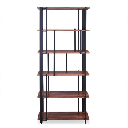 Sara - Bookshelf - Walnut & Sandy Black