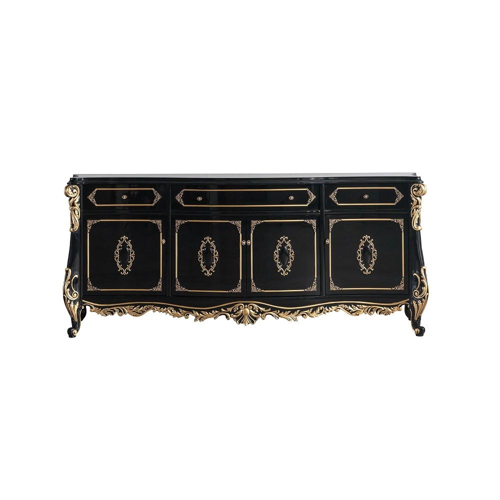 Betria - Console Cabinet - Gold & Black