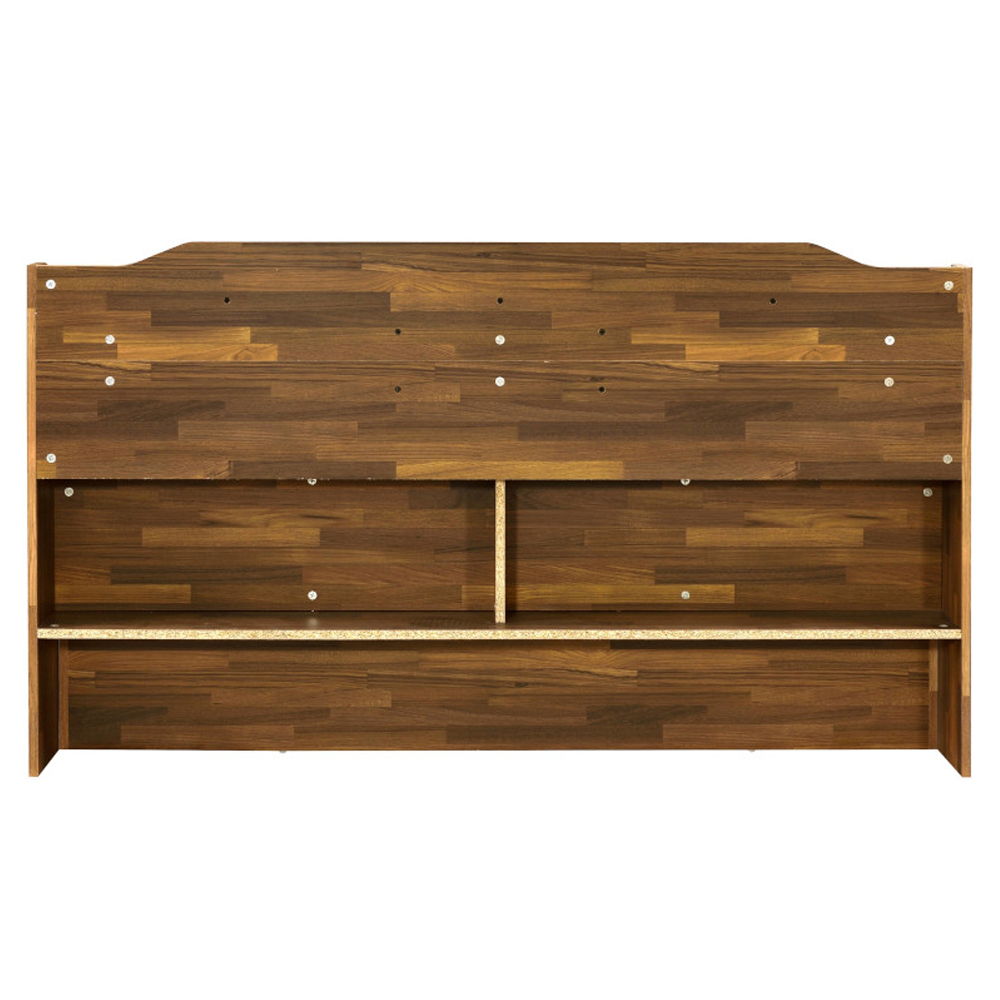 Hestia - Queen Bed With Storage - Walnut