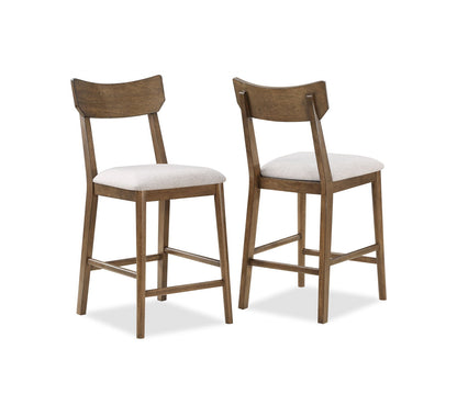 Weldon - Counter Height Chair (Set of 2) - Brown