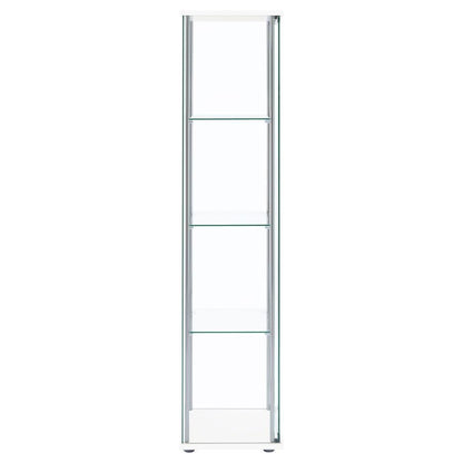 Bellatrix - 4-Shelf Clear Glass Curio Cabinet