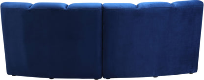 Infinity - 2 Piece Velvet Modular Sectional