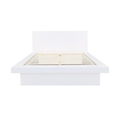 Jessica - Wood LED Panel Bed