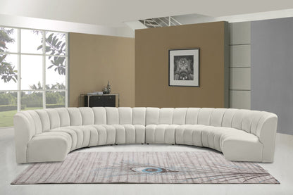 Infinity - 8 Piece Velvet Modular Sectional