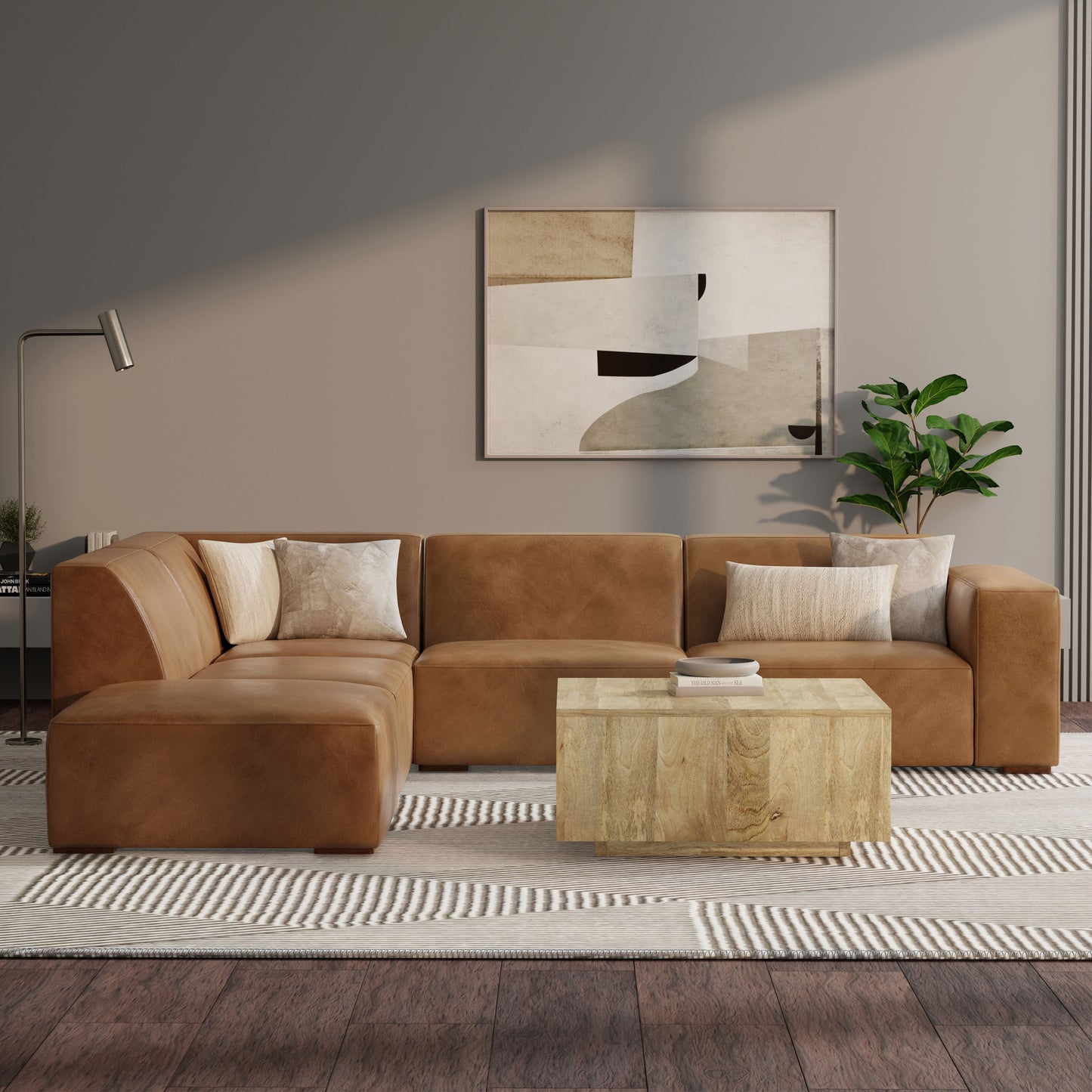 Rex - Sectional Sofa and Ottoman