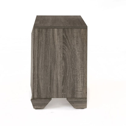 Lyndon - Nightstand - Weathered Gray Grain