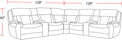 Dalton - Modular Power Reclining Sectional