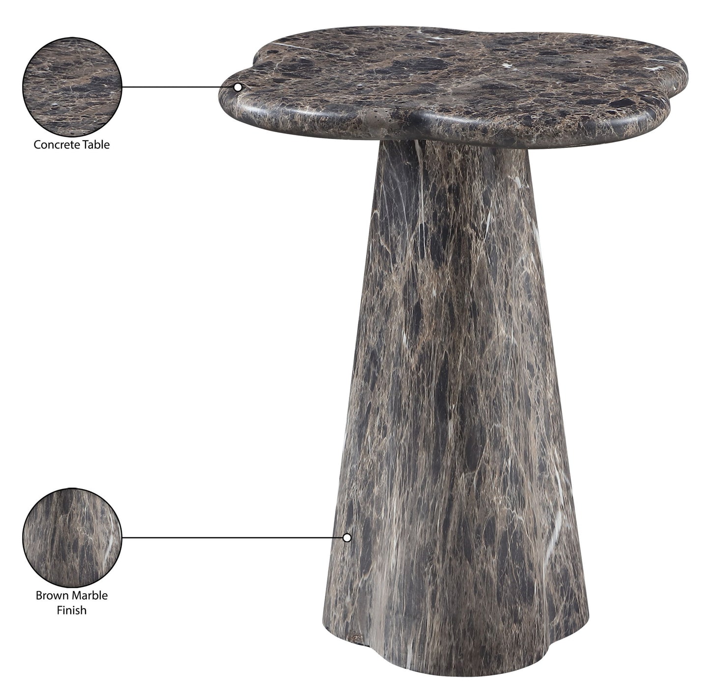 Nola - Concrete Indoor / Outdoor End Table