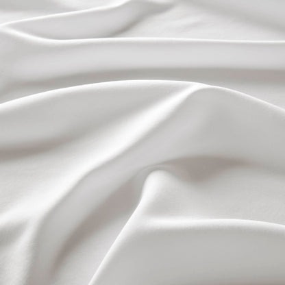 Plain Weave - King Essential Microfiber Sheet Set - Bright White