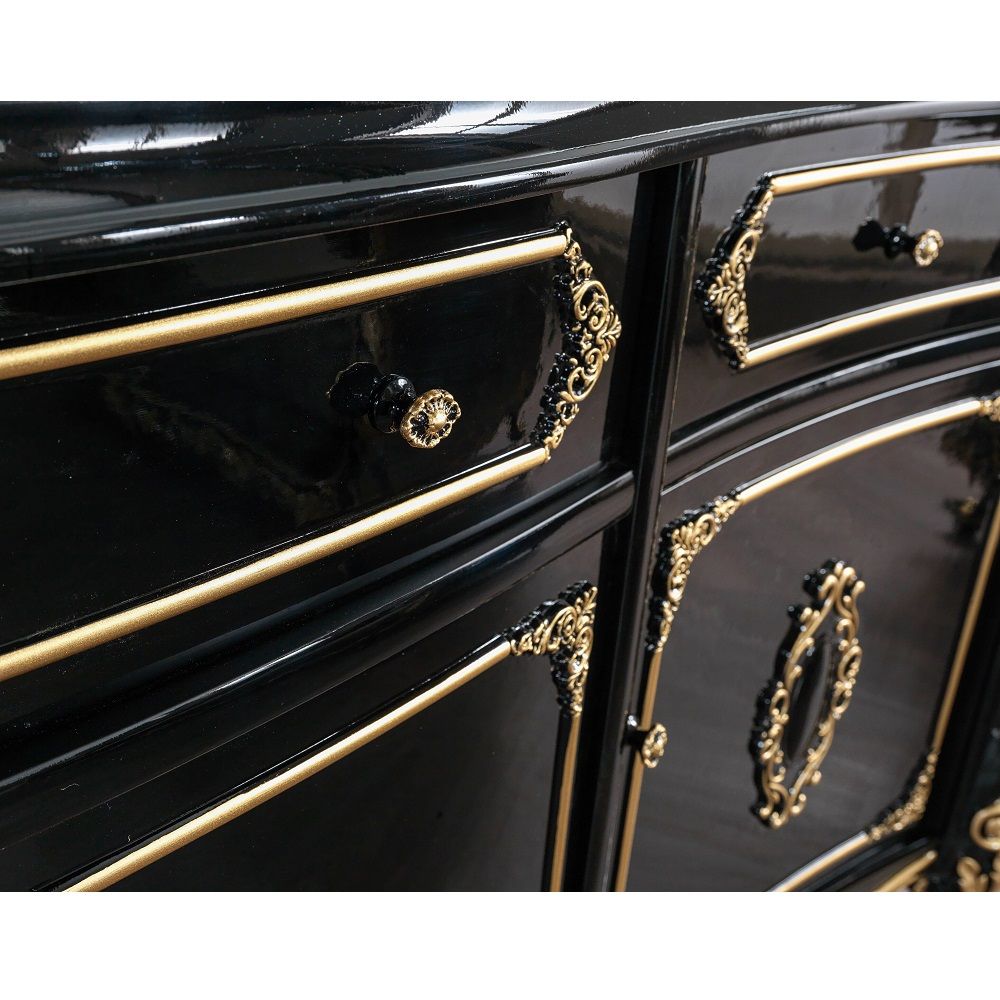Betria - Console Cabinet - Gold & Black