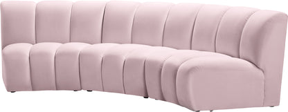 Infinity - 3 Piece Velvet Modular Sectional
