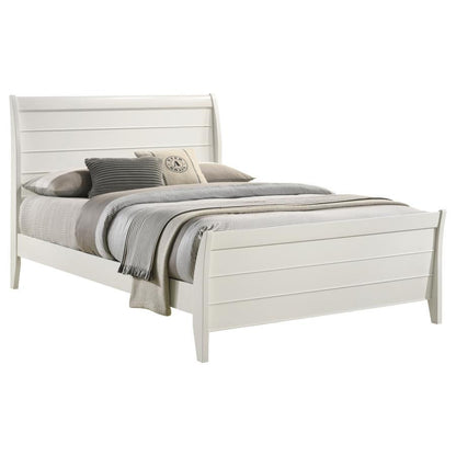 Selena - Sleigh Platform Bed