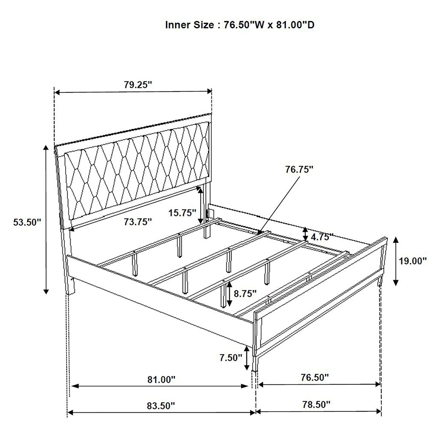 Sonora - Upholstered Panel Bed